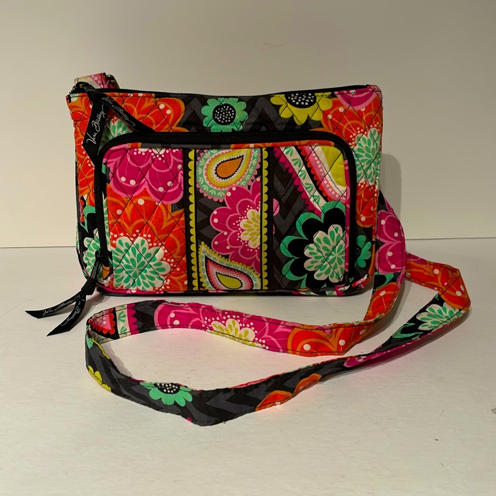 Vera Bradley Little Hipster Crossbody bag in Ziggy Zinnia pattern
